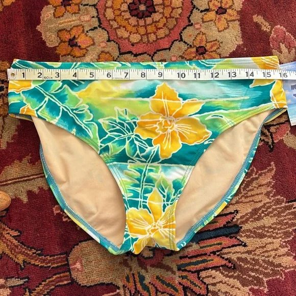 Vintage CHRISTINA Bikini NWT NEW floral beachy medium + large small? 90s - Picture 5 of 13